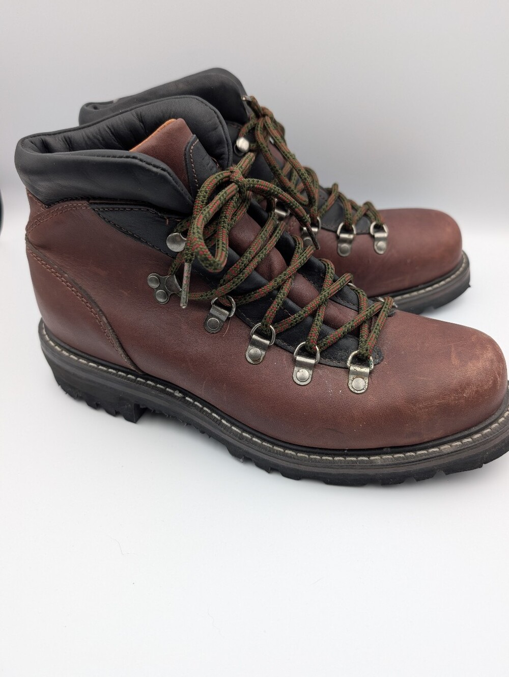 Handcrafted Prospector Hiking Boots By Canada West Boot Co. 10.5 US Oxblood - Picture 3 of 8